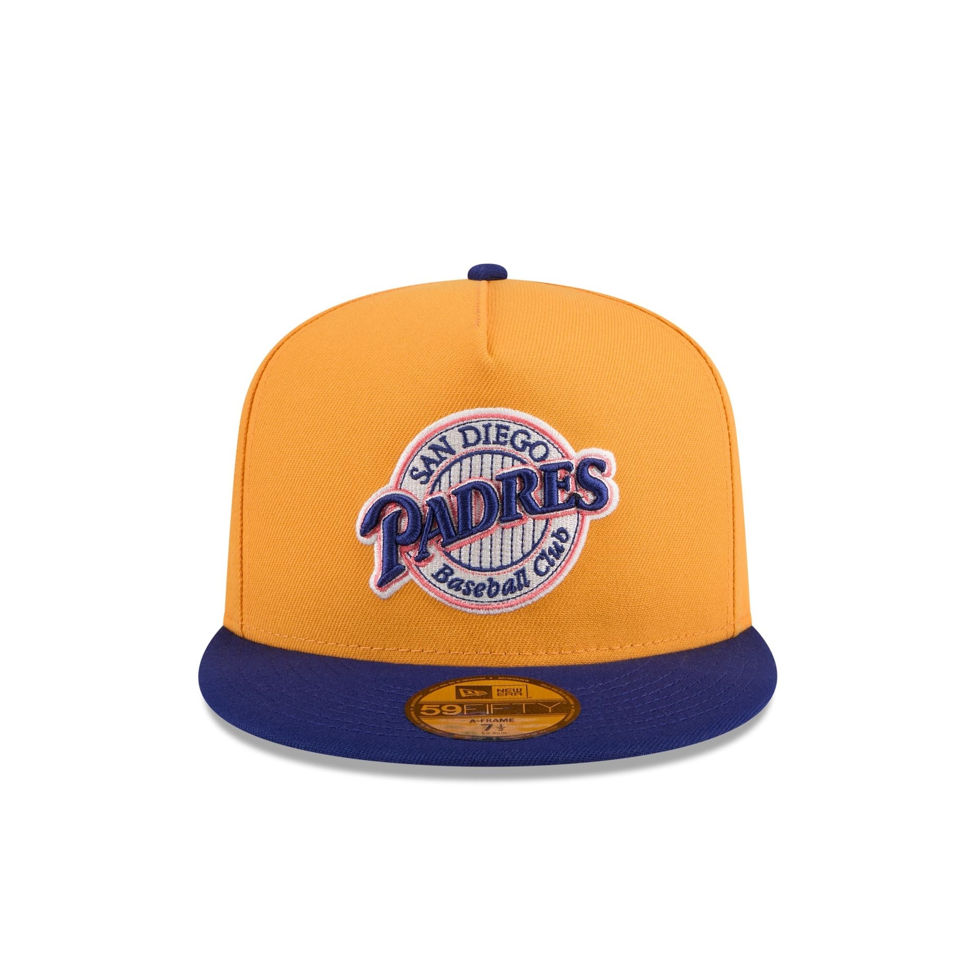 San Diego Padres Gold 59FIFTY A-Frame Fitted Hat