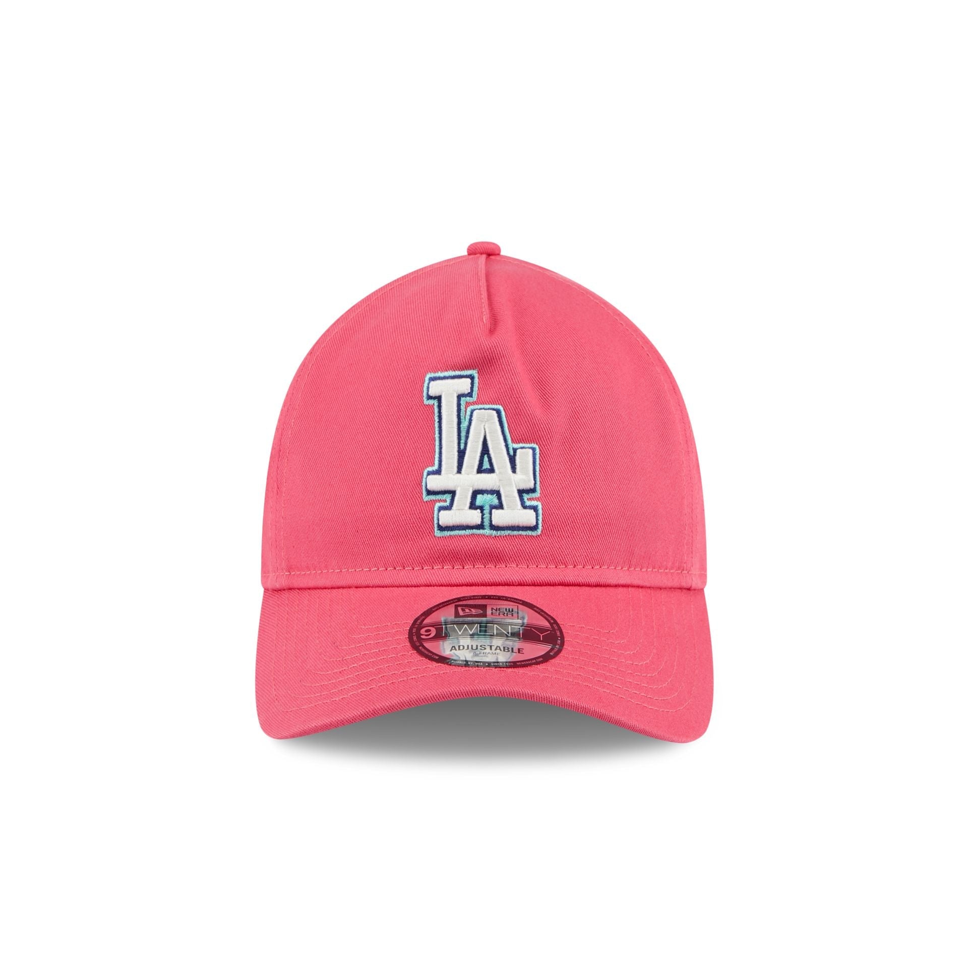 Los Angeles Dodgers Coral 9TWENTY A-Frame Adjustable Hat