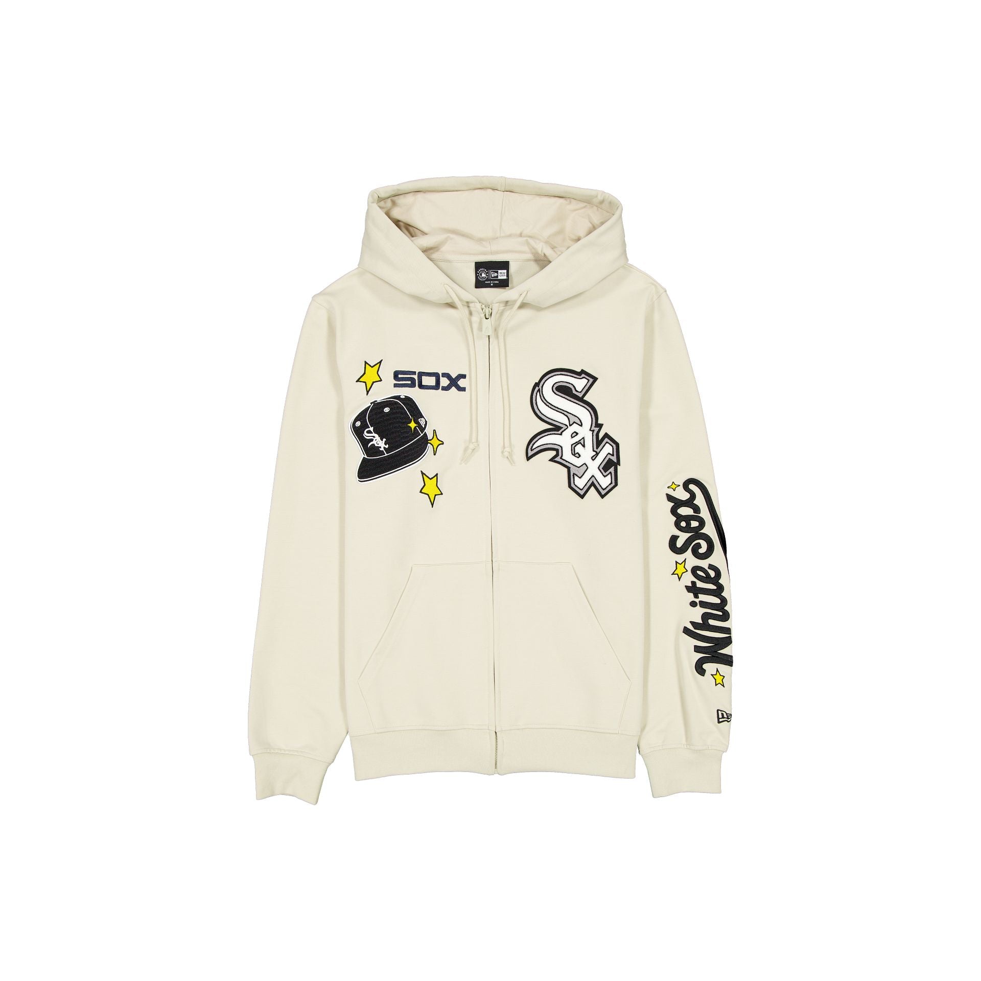 Chicago White Sox Stone Logo Select Full-Zip Hoodie