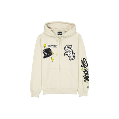 Chicago White Sox Stone Logo Select Full-Zip Hoodie