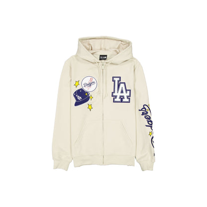 Los Angeles Dodgers Stone Logo Select Full-Zip Hoodie