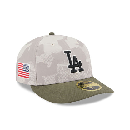Los Angeles Dodgers Armed Forces Day 2025 Low Profile 59FIFTY Fitted Hat
