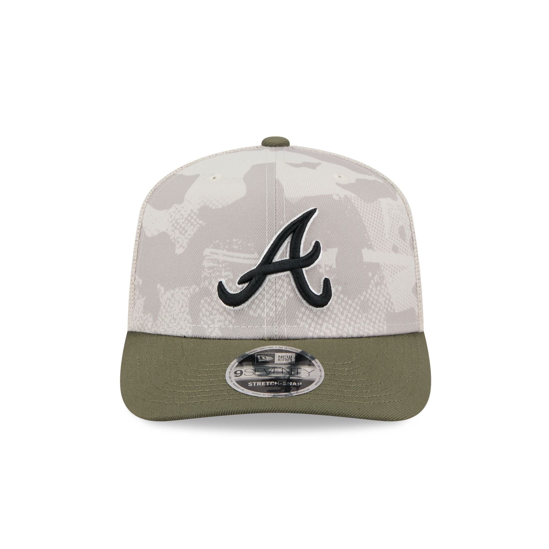Atlanta Braves Armed Forces Day 2025 9SEVENTY Trucker Hat