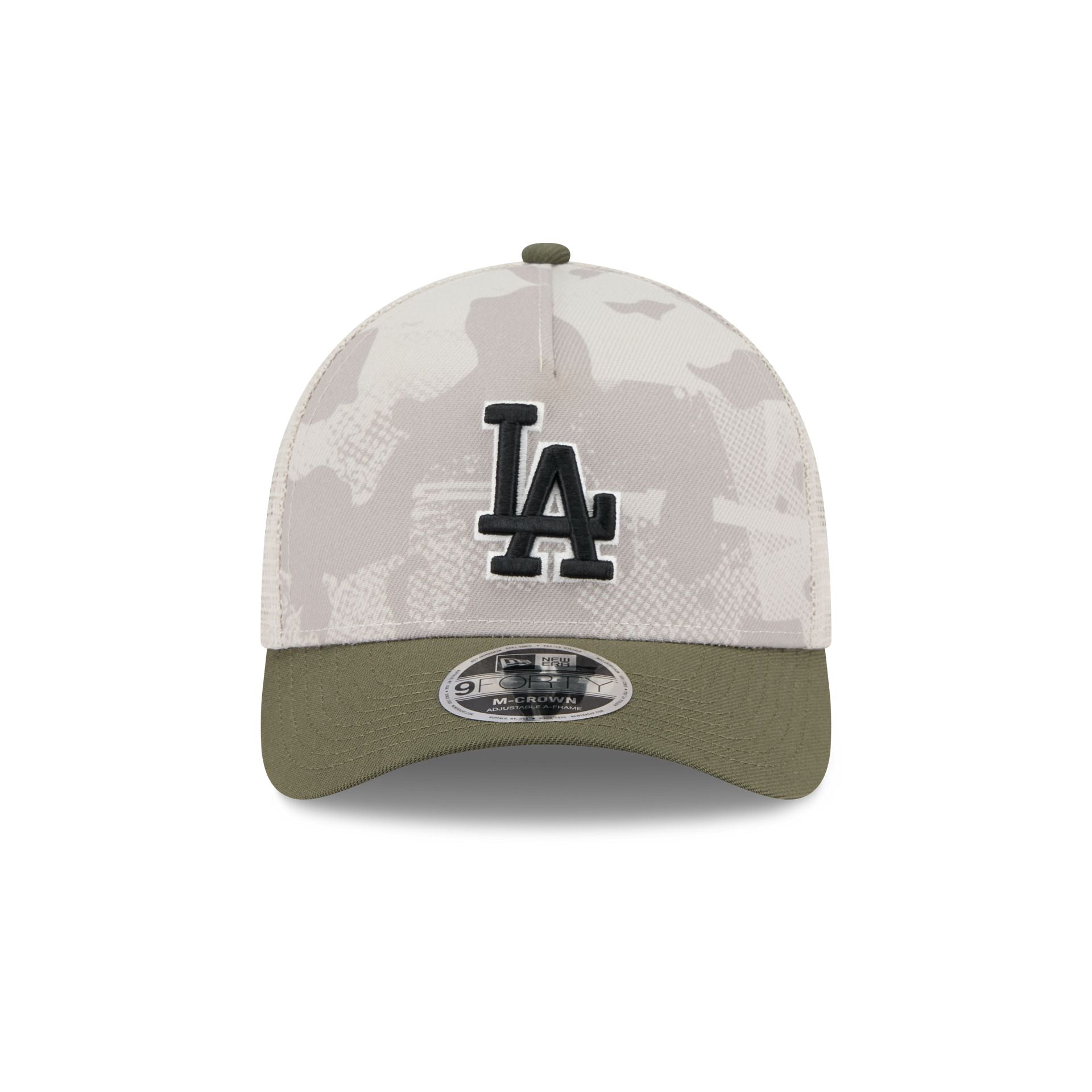 Los Angeles Dodgers Armed Forces Day 2025 9FORTY M-Crown A-Frame Trucker Hat