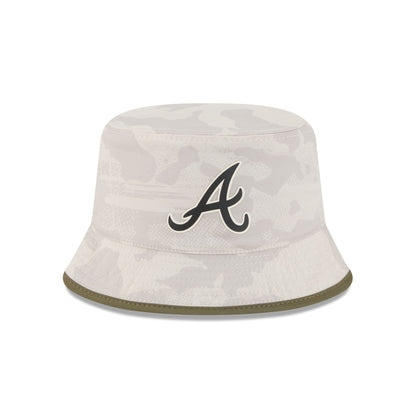 Atlanta Braves Armed Forces Day 2025 Reversible Bucket Hat