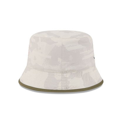 Atlanta Braves Armed Forces Day 2025 Reversible Bucket Hat