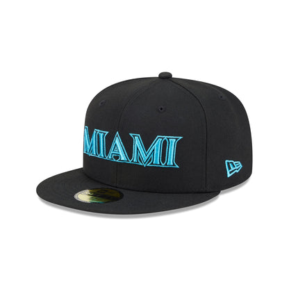 Miami Marlins City Connect Fan Pack Alt 59FIFTY Fitted Hat