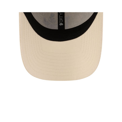 Los Angeles Dodgers Floral Icon Cream Women's 9FORTY Adjustable Hat