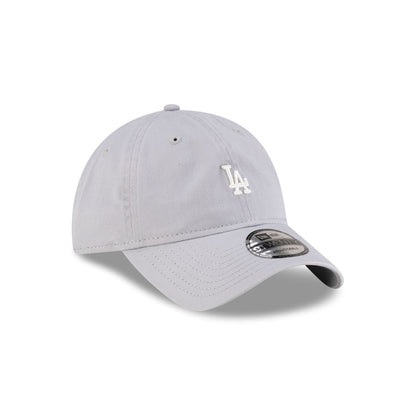 Los Angeles Dodgers Mini Logo Washed Gray 9TWENTY Adjustable Hat
