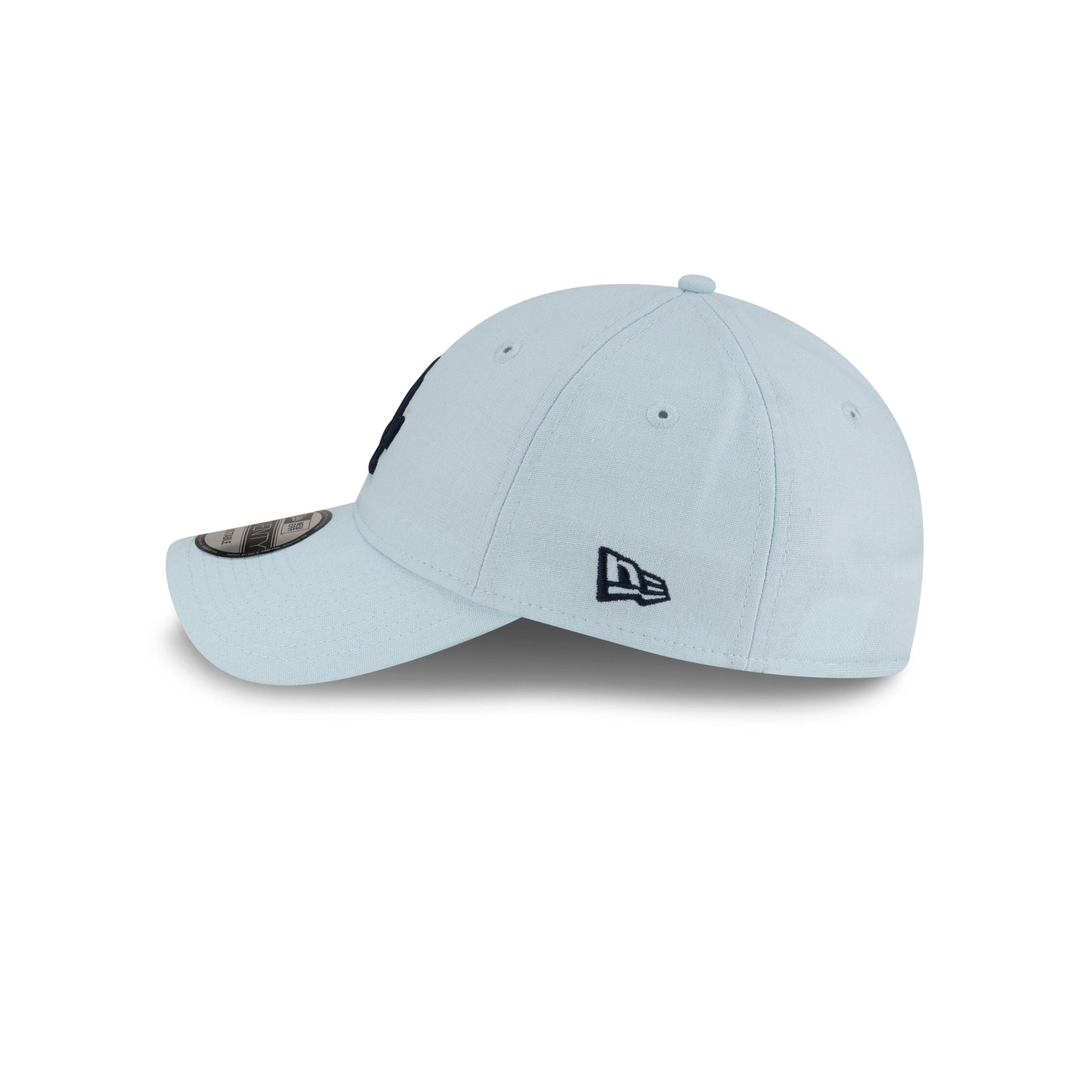 Los Angeles Dodgers Linen Pastel Blue 9TWENTY Adjustable Hat