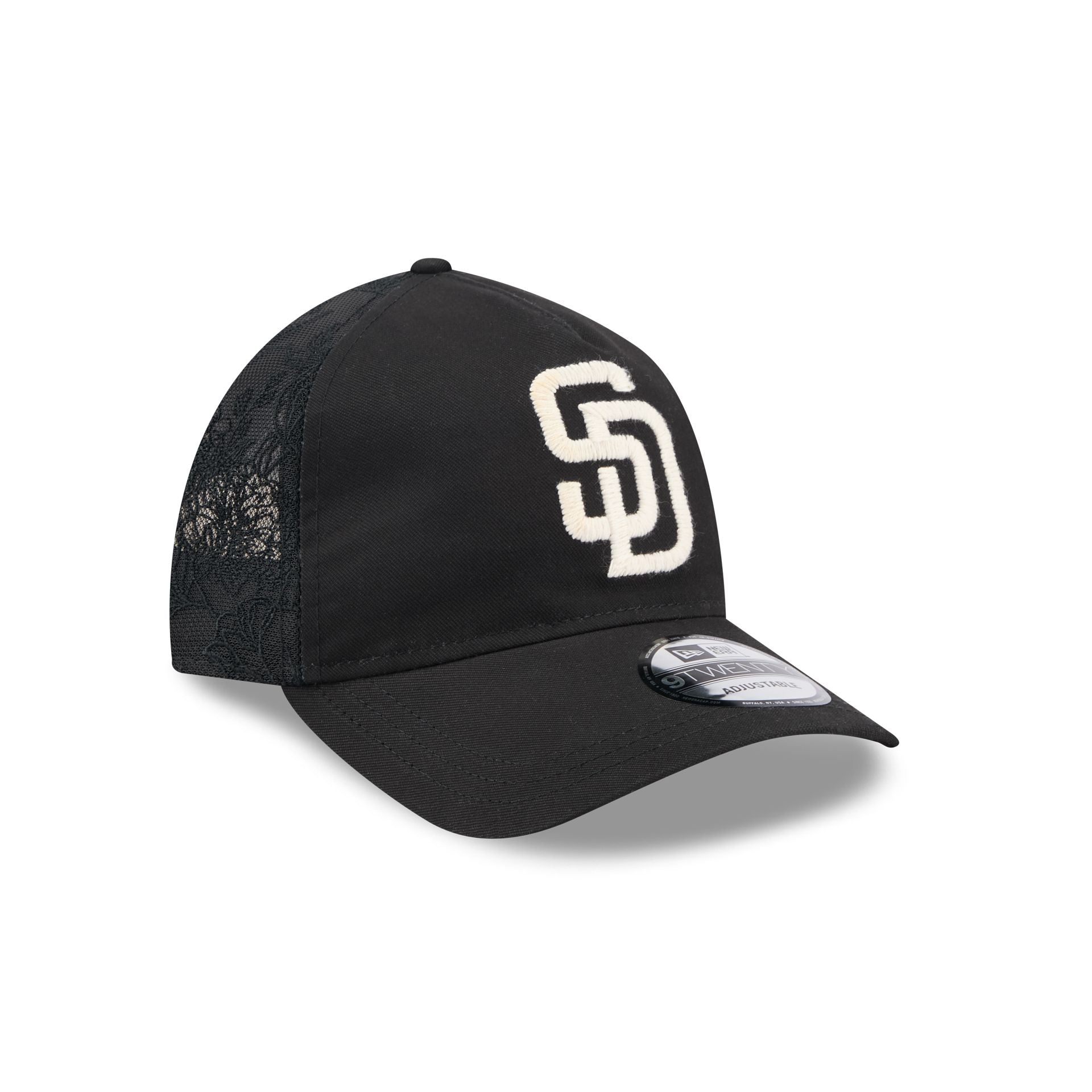 San Diego Padres Embroidered Mesh 9TWENTY A-Frame Adjustable Hat