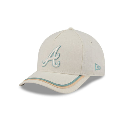 Atlanta Braves Neutral Hemp 9FORTY M-Crown A-Frame Adjustable Hat