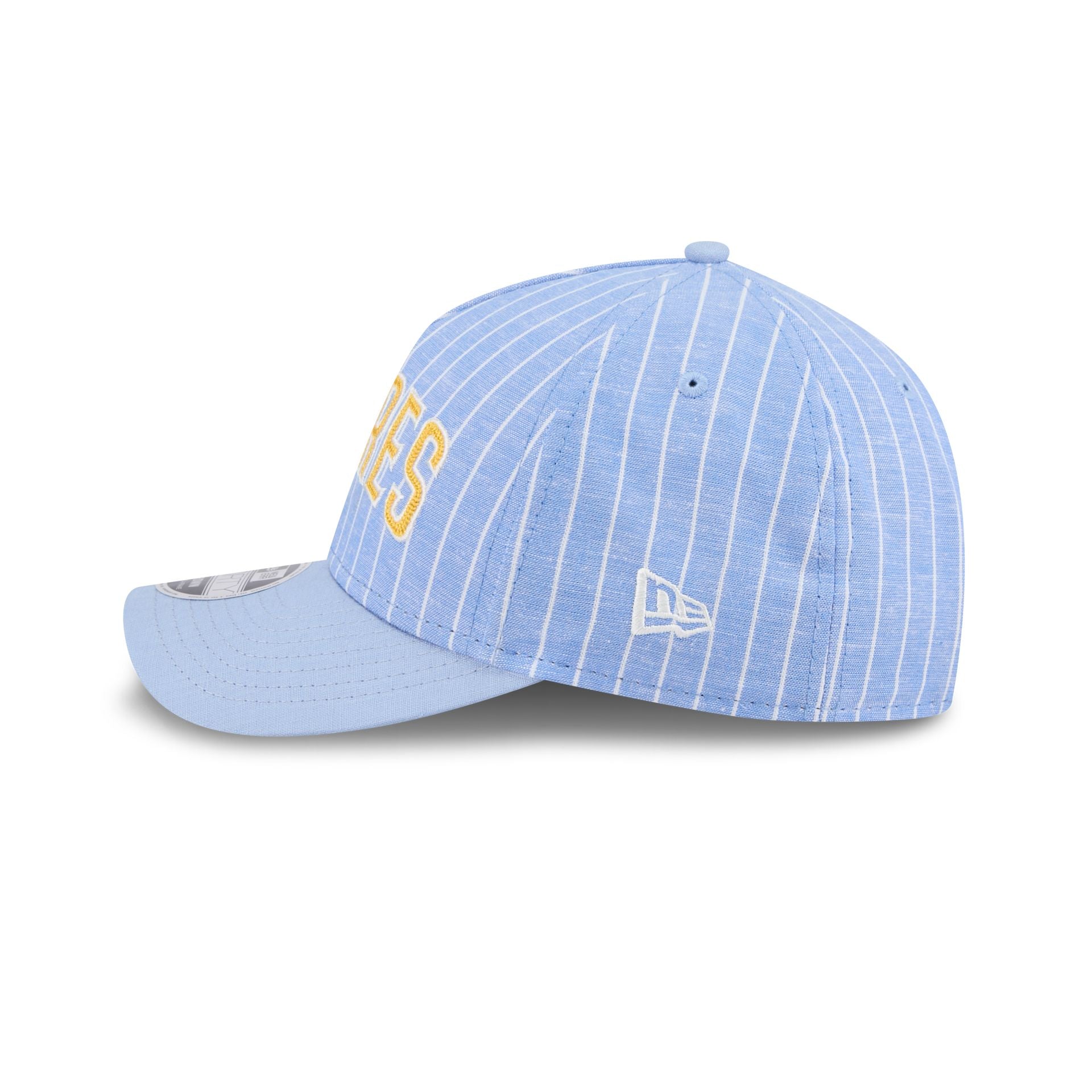 San Diego Padres Pinstripe Linen 9FORTY M-Crown A-Frame Snapback Hat