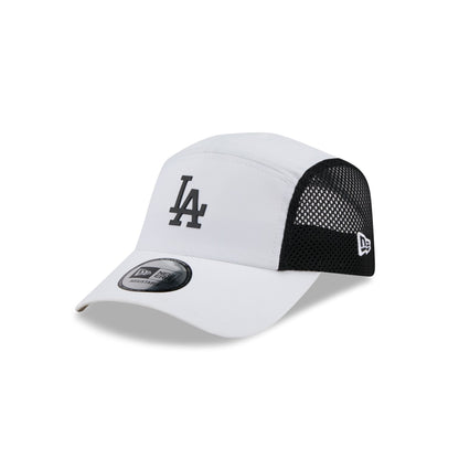 Los Angeles Dodgers White Poly Runner Adjustable Hat