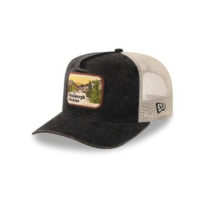 Pittsburgh Pirates Vintage Landscape 9FIFTY A-Frame Trucker Hat
