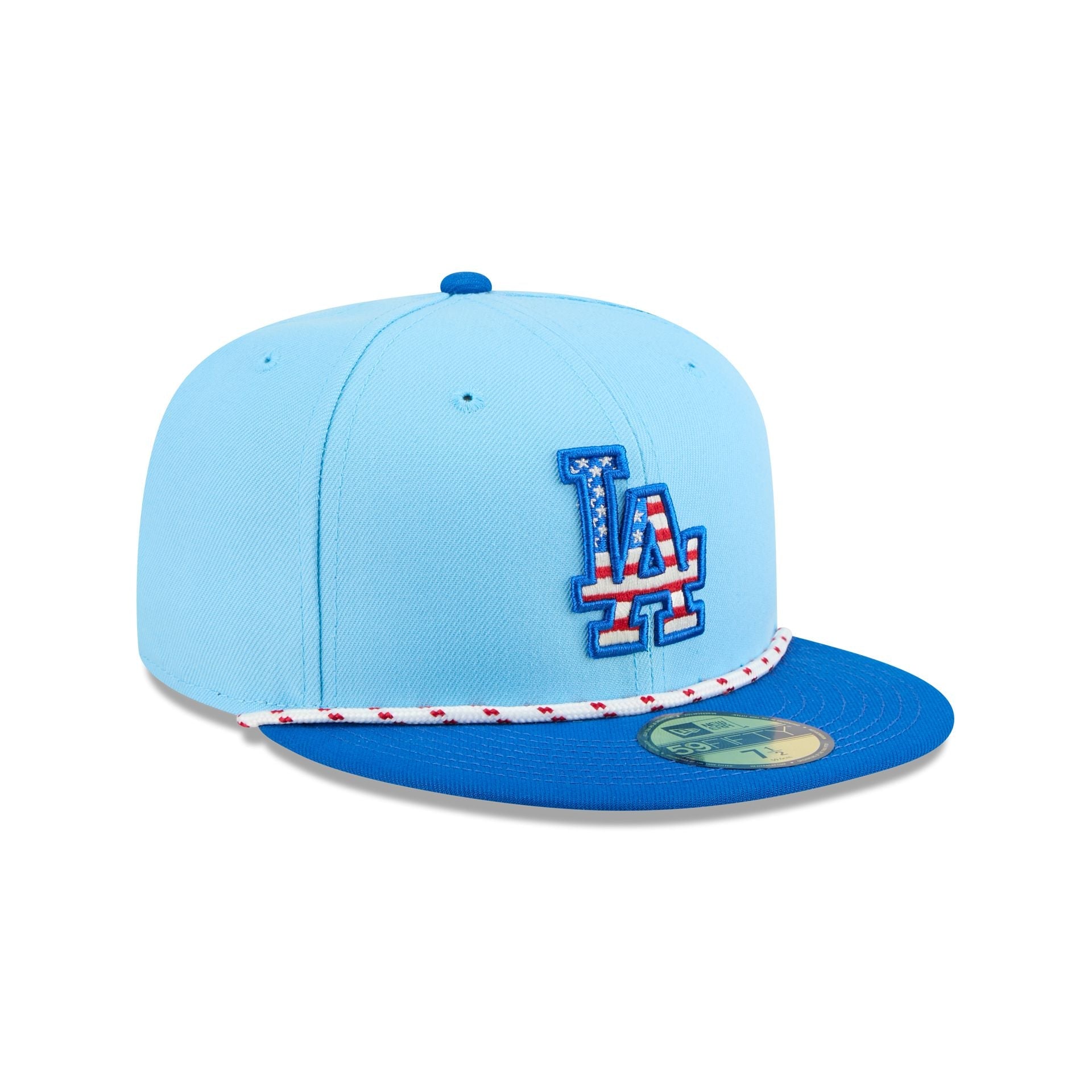 Los Angeles Dodgers Independence Day 2025 59FIFTY Fitted Hat