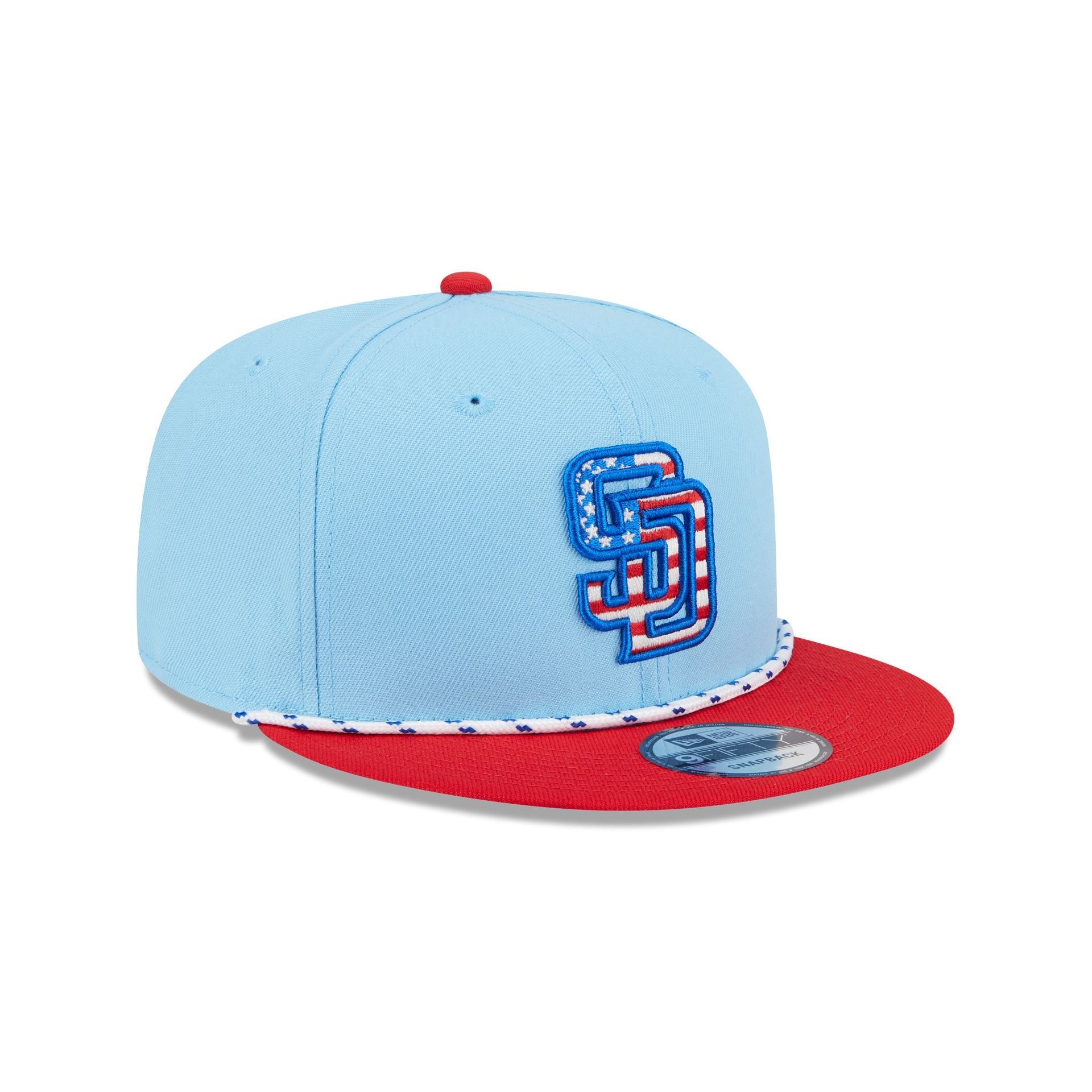 San Diego Padres Independence Day 2025 9FIFTY Snapback Hat