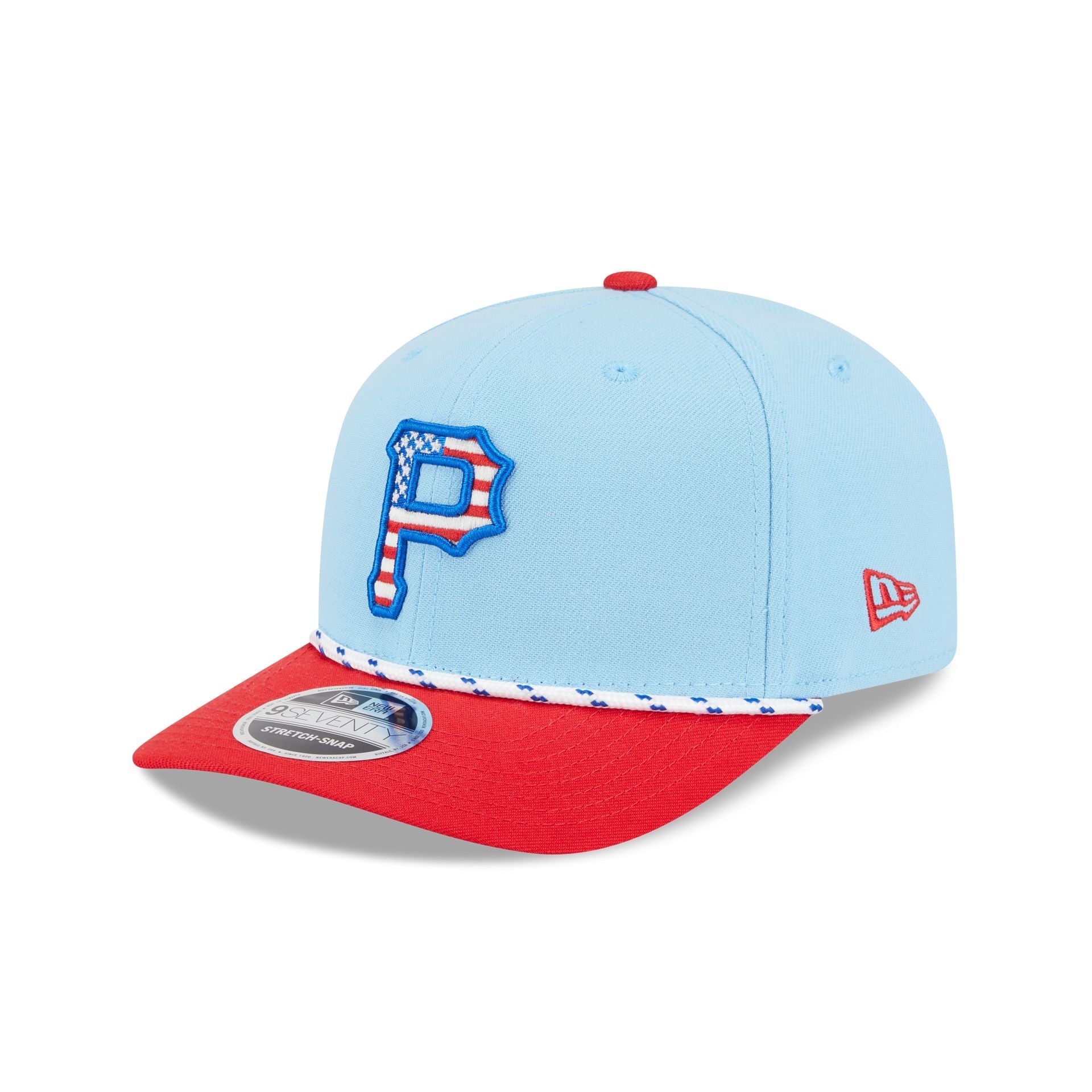 Pittsburgh Pirates Independence Day 2025 9SEVENTY Stretch-Snap Hat
