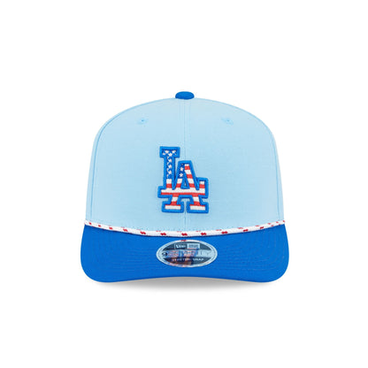 Los Angeles Dodgers Independence Day 2025 9SEVENTY Stretch-Snap Hat