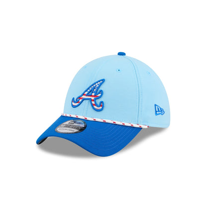 Atlanta Braves Independence Day 2025 39THIRTY Stretch Fit Hat