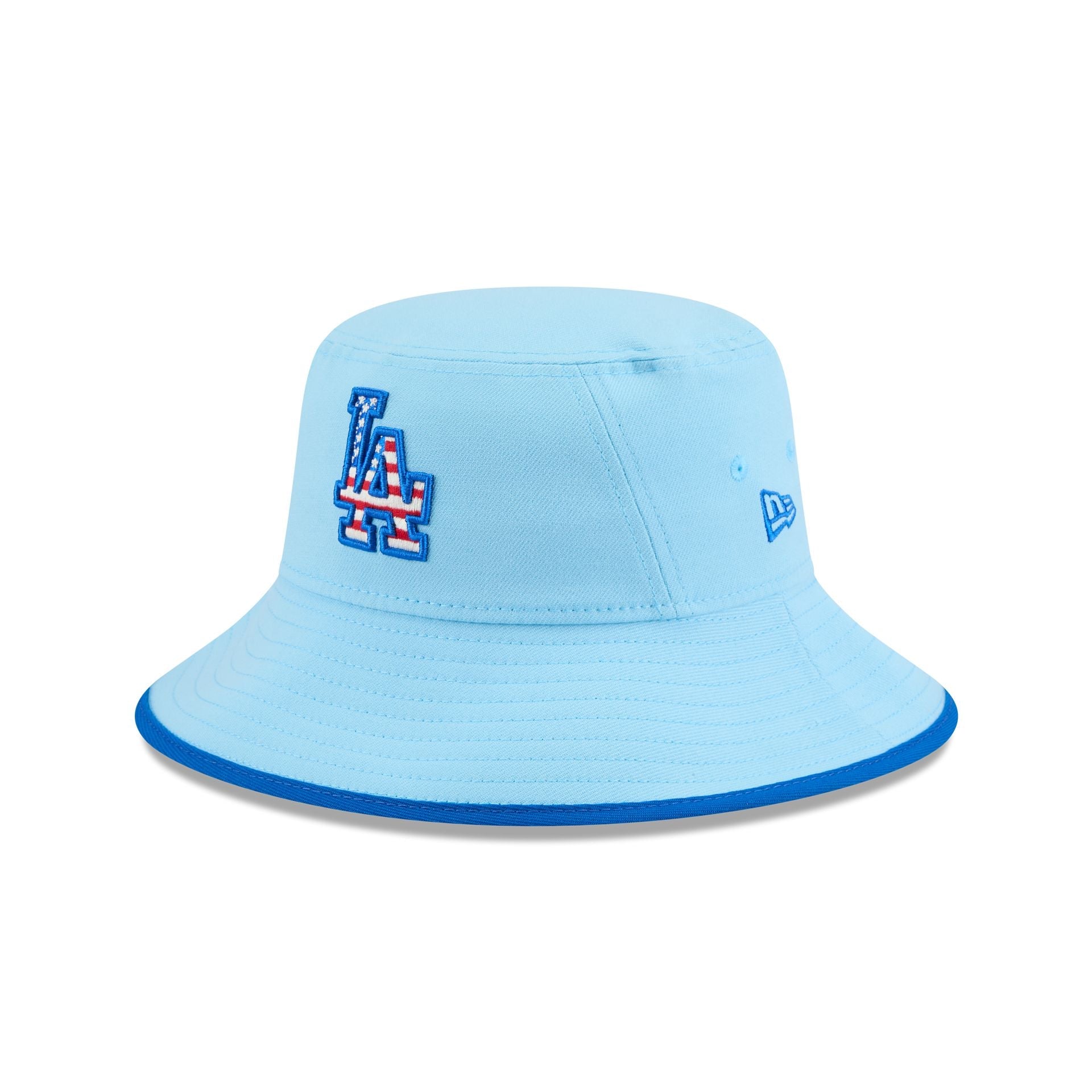 Los Angeles Dodgers Independence Day 2025 Stretch Bucket Hat