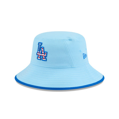 Los Angeles Dodgers Independence Day 2025 Stretch Bucket Hat