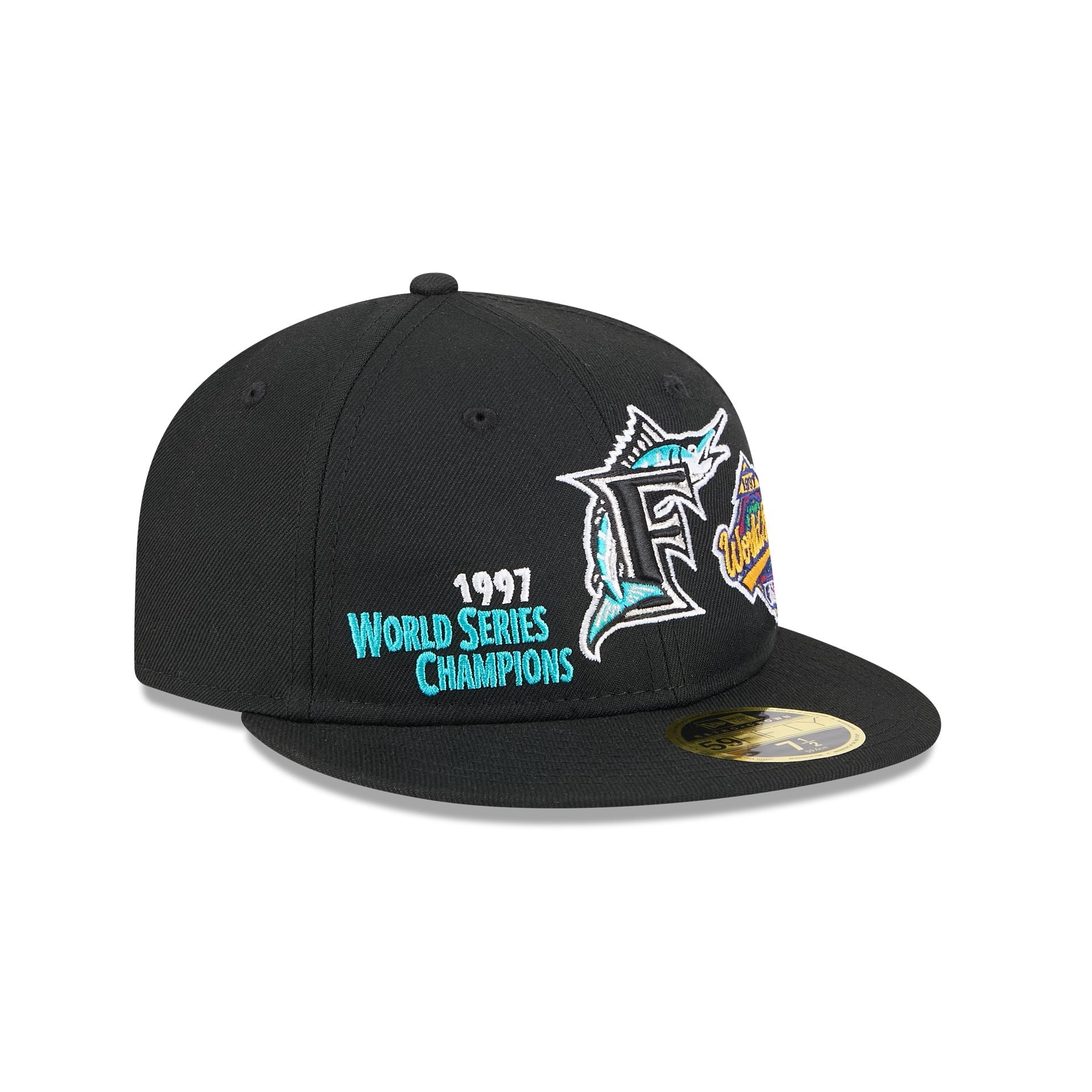 Miami Marlins Championship Pack Retro Crown 59FIFTY Fitted Hat