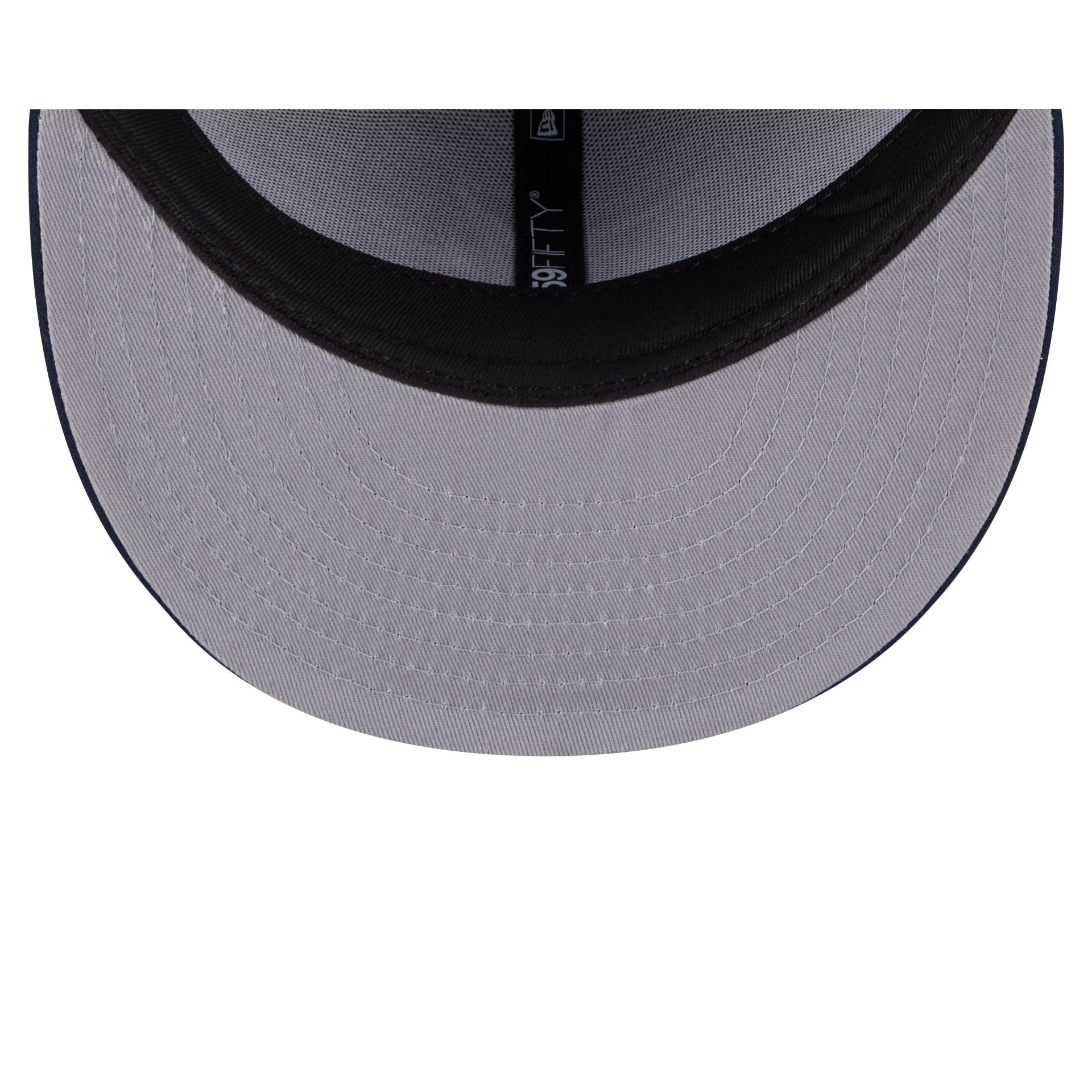 Team Linen Atlanta Braves 59FIFTY Fitted Hat