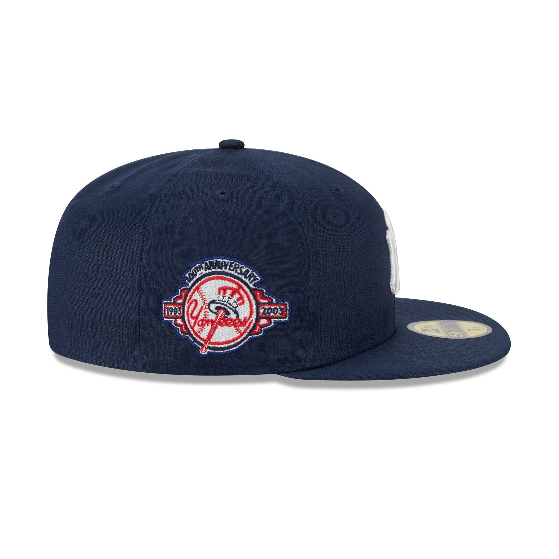 Team Linen New York Yankees 59FIFTY Fitted Hat