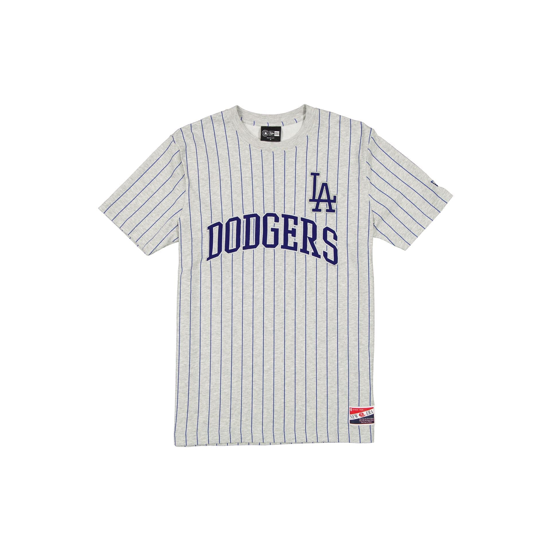 Los Angeles Dodgers Throwback Retro Gray Pinstripe T-Shirt