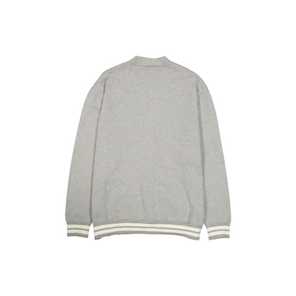 Los Angeles Dodgers Gray Knit Cardigan