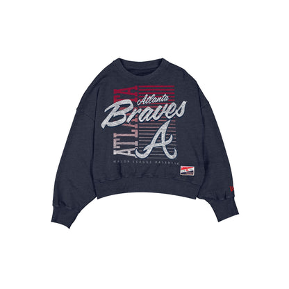 Atlanta Braves Throwback Women's Washed Crewneck