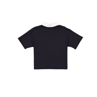 Atlanta Braves Throwback Women's Cropped Polo