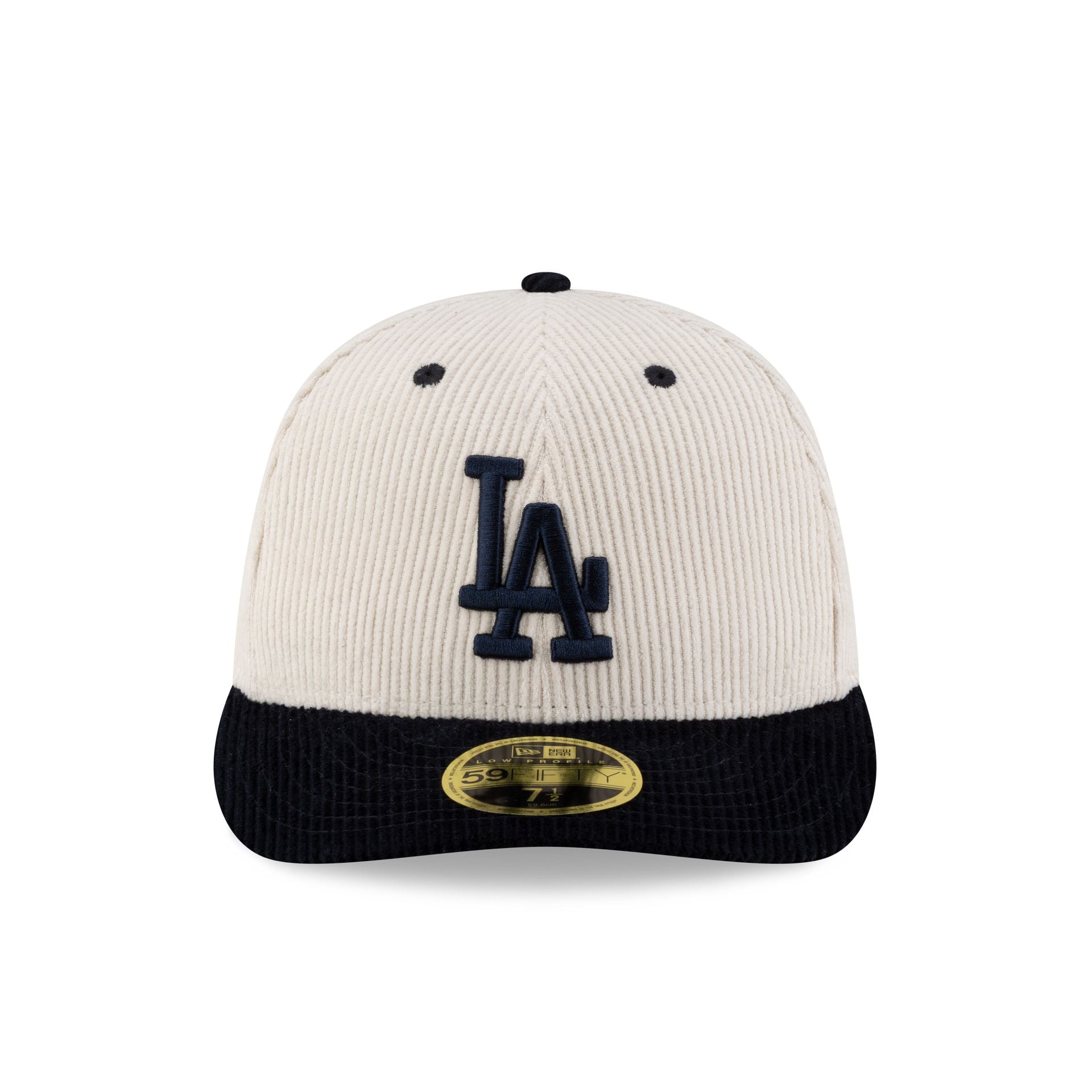 Los Angeles Dodgers Cord Cream Low Profile 59FIFTY Fitted Hat