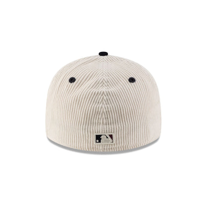 Los Angeles Dodgers Cord Cream Low Profile 59FIFTY Fitted Hat