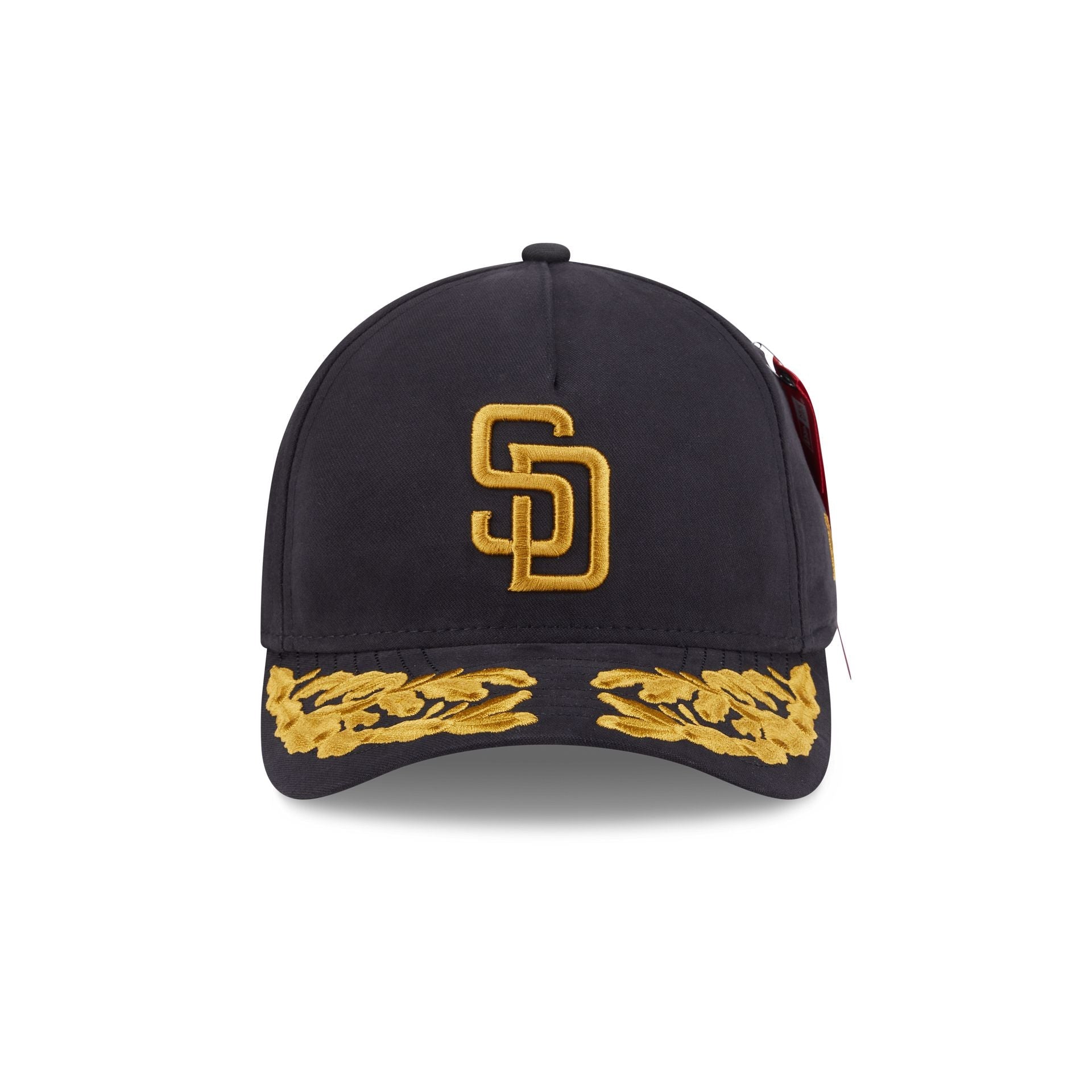Alpha Industries x San Diego Padres Black 9FORTY M-Crown A-Frame Snapback Hat