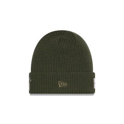 Alpha Industries x New York Yankees Olive Green Cuff Knit Hat