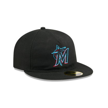 Miami Marlins Easy Retro Crown 59FIFTY A-Frame Fitted Hat