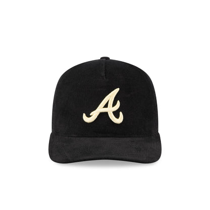 Atlanta Braves Nostalgic Black Corduroy 19TWENTY Adjustable Hat