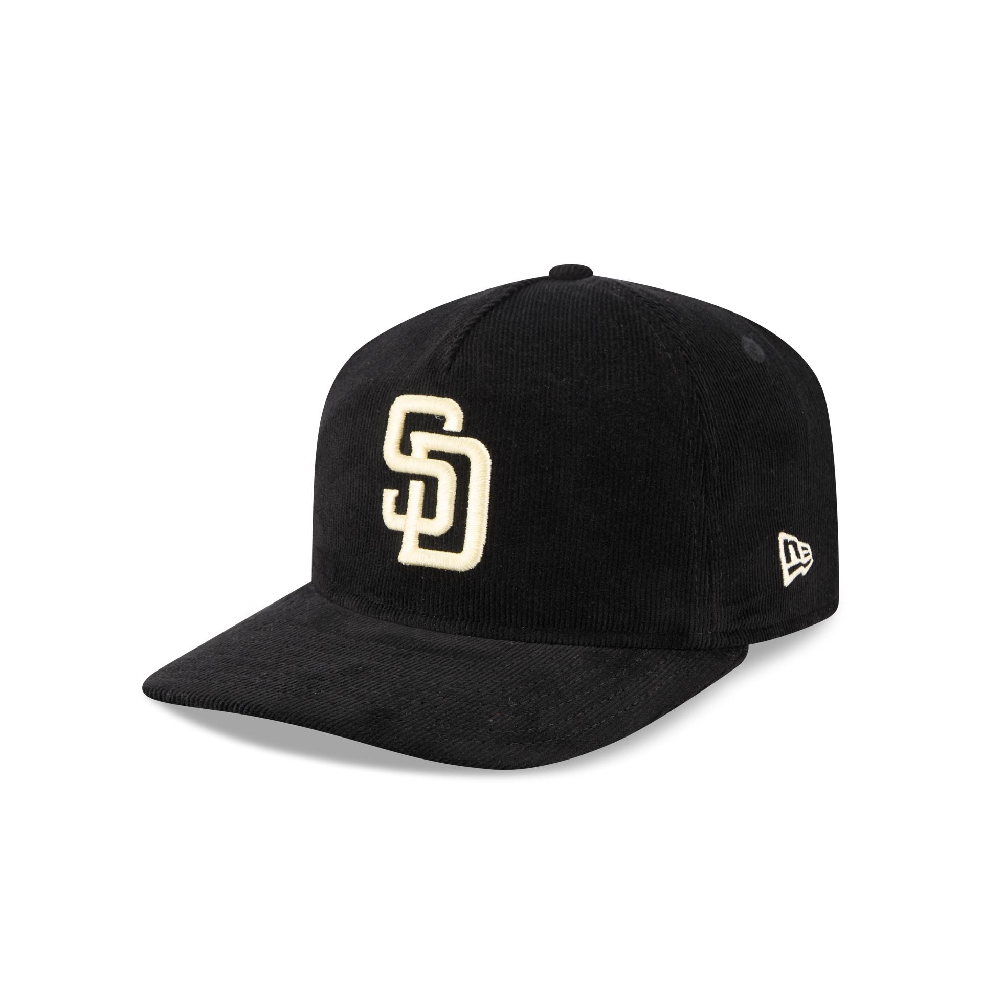 San Diego Padres Nostalgic Black Corduroy 19TWENTY Adjustable Hat