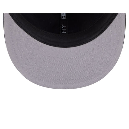 San Diego Padres Black and White Plaid Retro Crown 9FIFTY Snapback Hat