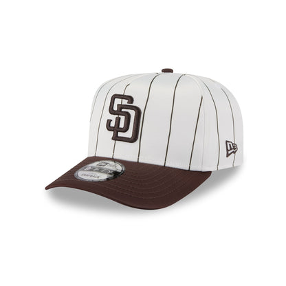 San Diego Padres Satin Pinstripe 9FIFTY A-Frame Snapback Hat