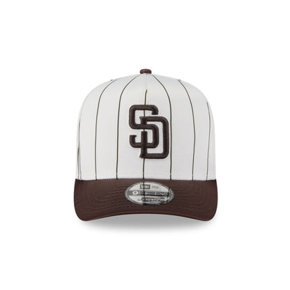 San Diego Padres Satin Pinstripe 9FIFTY A-Frame Snapback Hat