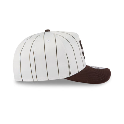 San Diego Padres Satin Pinstripe 9FIFTY A-Frame Snapback Hat