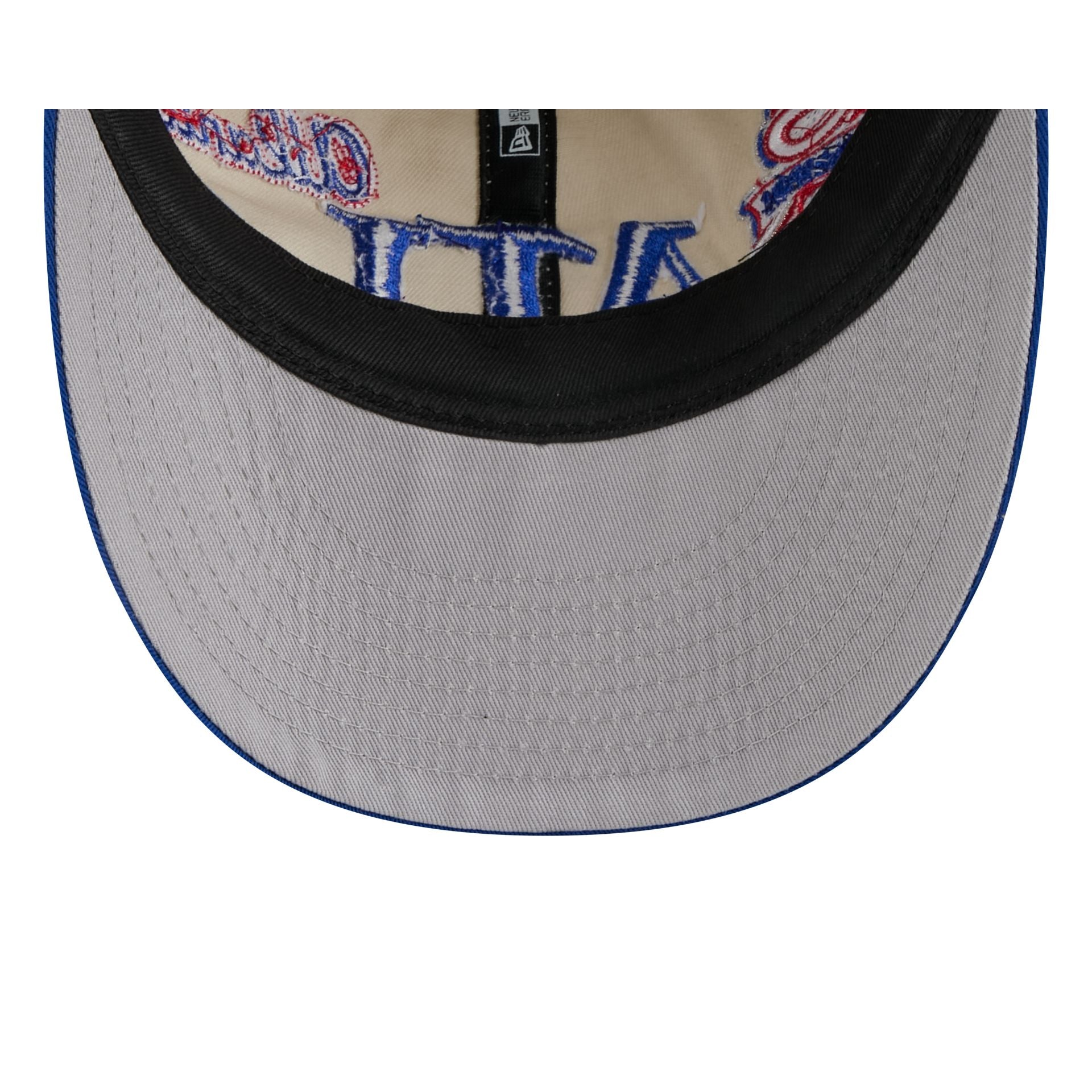 Atlanta Braves Scattered Patches Retro Crown 9FIFTY Snapback Hat