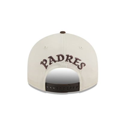 San Diego Padres Scattered Patches Retro Crown 9FIFTY Snapback Hat