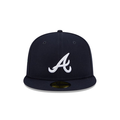 Atlanta Braves Floral Undervisor 59FIFTY Fitted Hat