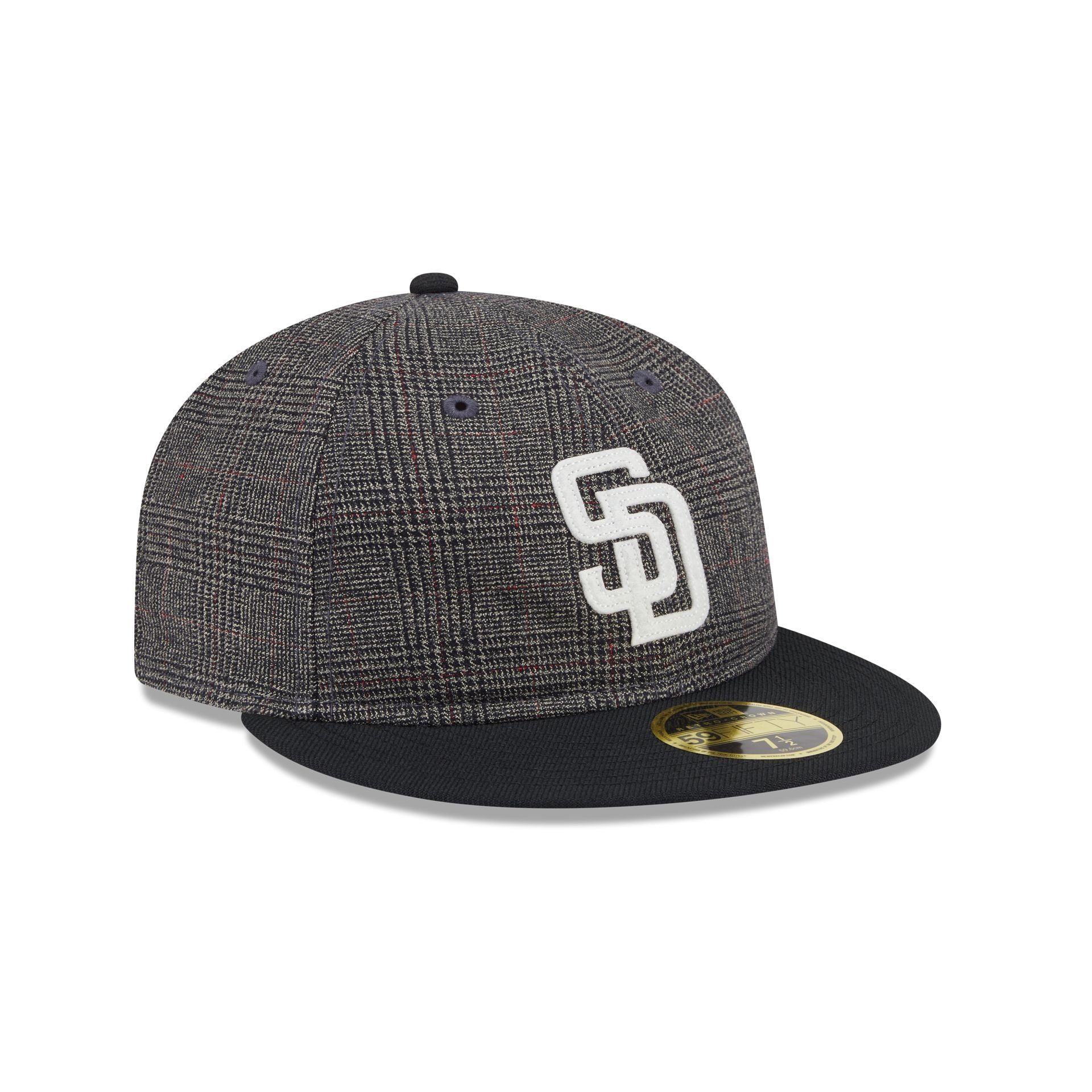 San Diego Padres Plaid Retro Crown 59FIFTY Fitted Hat