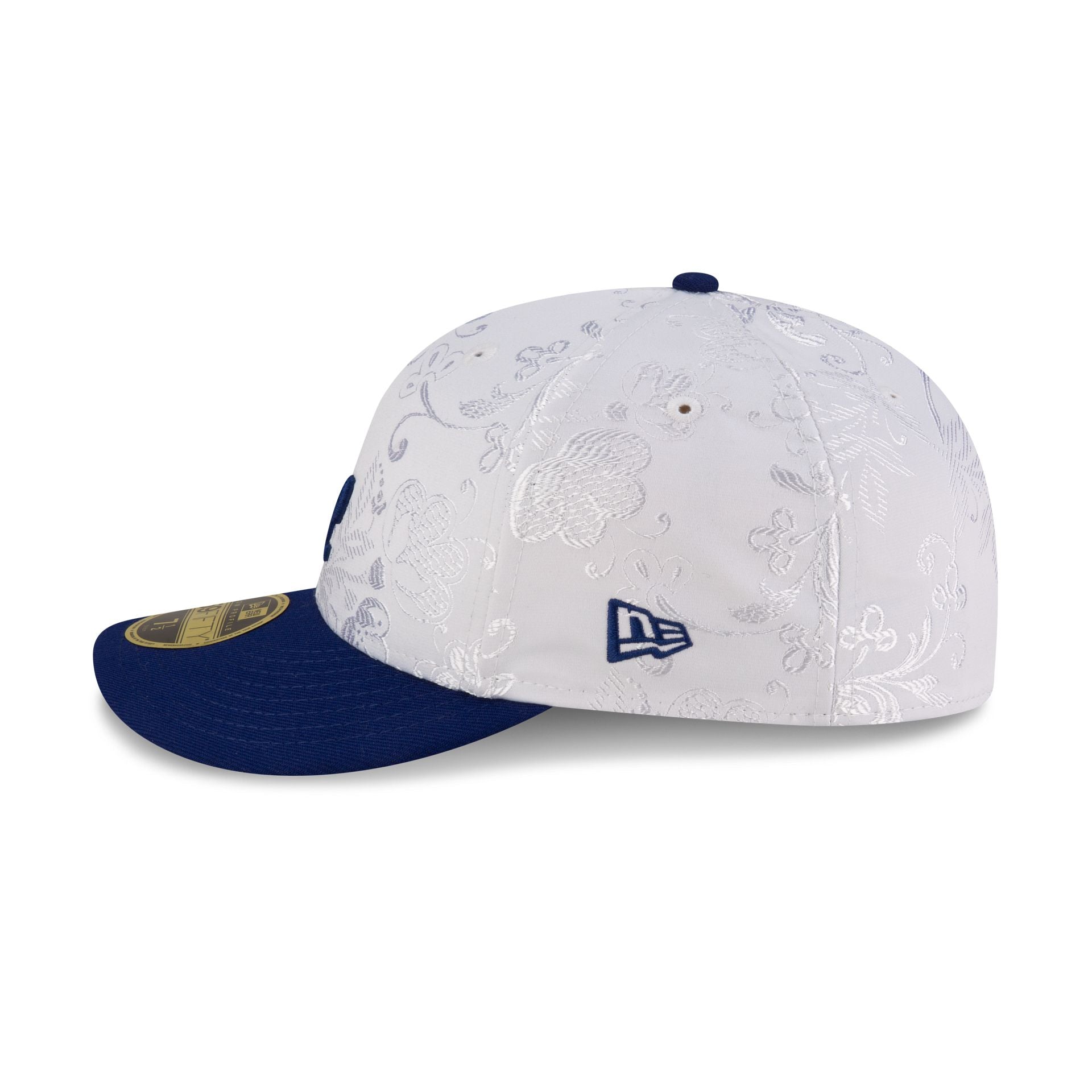 Los Angeles Dodgers Floral Shine Low Profile 59FIFTY Fitted Hat