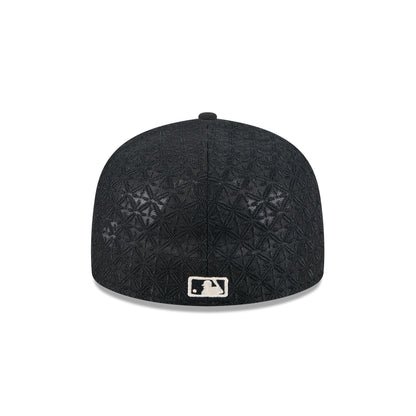 Atlanta Braves Black Mesh 59FIFTY A-Frame Fitted Hat